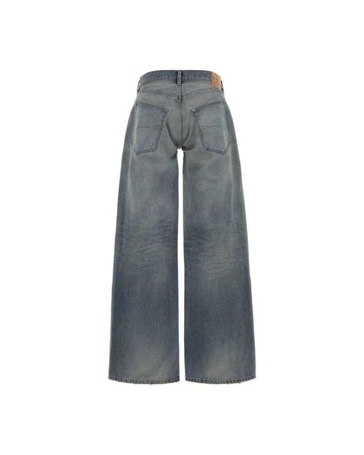 Balenciaga Blue Wide Jeans