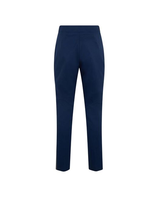 Moorer Blue Cropped Trousers
