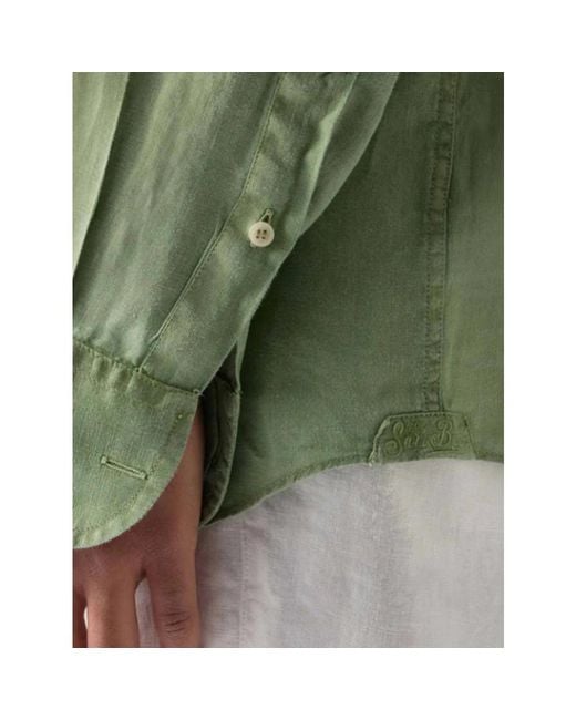 Mc2 Saint Barth Green Casual Shirts for men