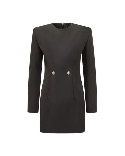 Versace Black Stylish Abito Mini Dress