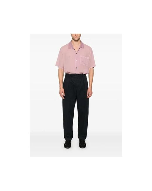 A.P.C. Black Straight Trousers for men