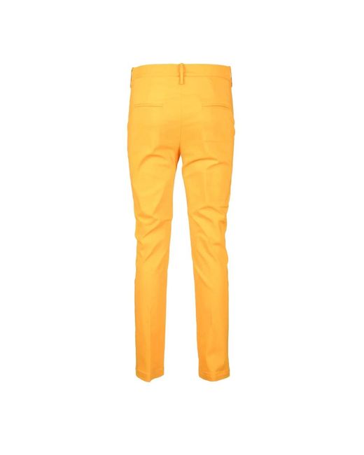 Liviana Conti Yellow Slim-Fit Trousers