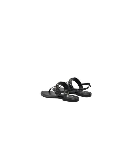 U.S. POLO ASSN. Black Flat Sandals