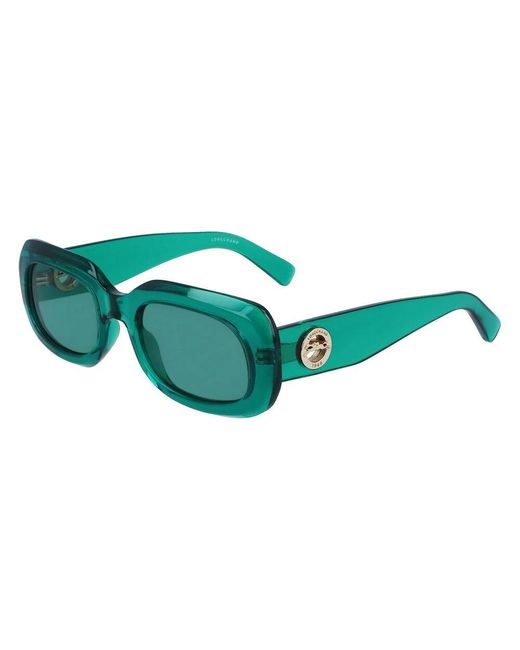 Longchamp Green Grüne injizierte sonnenbrille filter 3