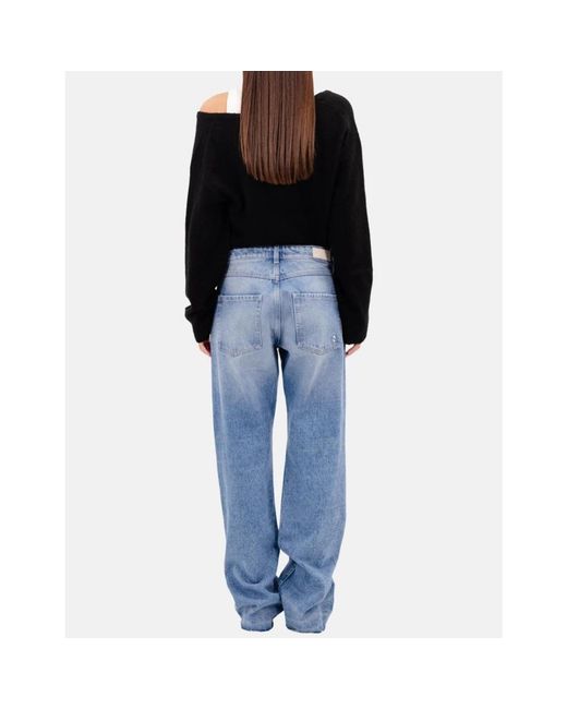 ICON DENIM Blue Loose-Fit Jeans