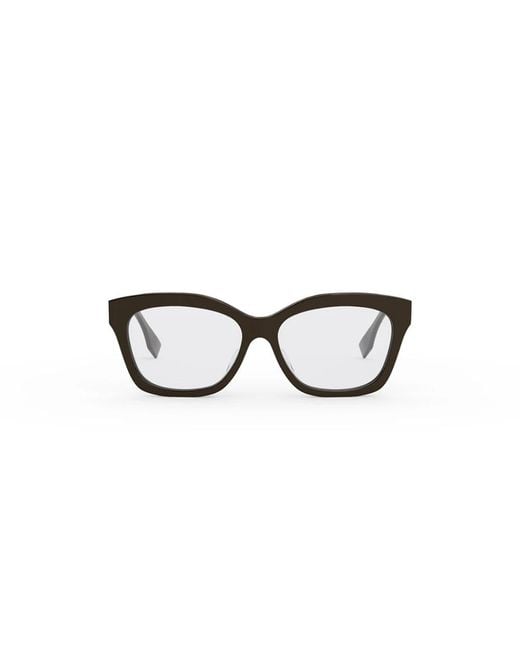 Fendi Accessoires ,Bruin ,Vierkante Zonnebril in het Brown