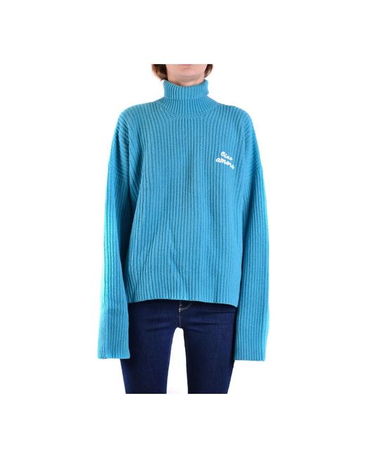 Giada Benincasa Truien & Vesten ,Blauw ,Wol Gebreide Kleding in het Blue