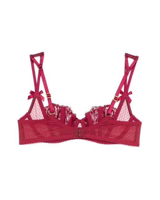 Agent Provocateur Ondergoed ,Rood ,Nylon Rosia Bra in het Red
