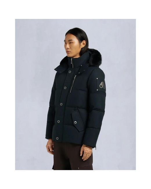 Down Jackets Moose Knuckles de hombre de color Black