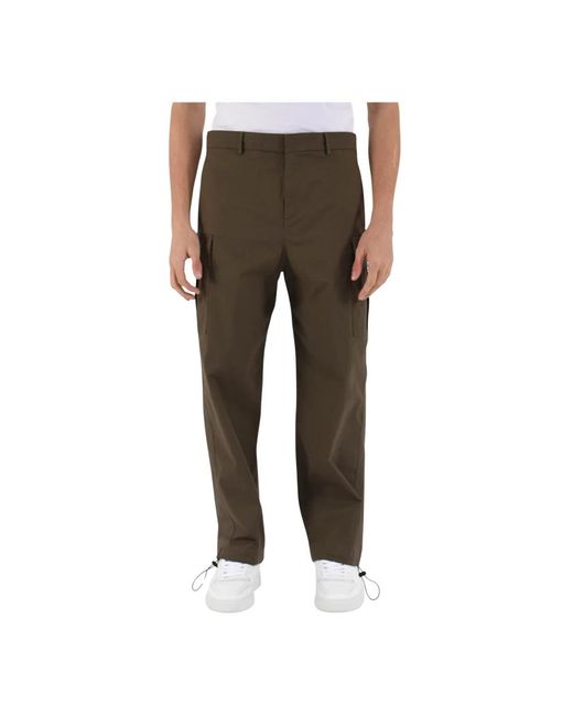 Straight Trousers Grifoni de hombre de color Green