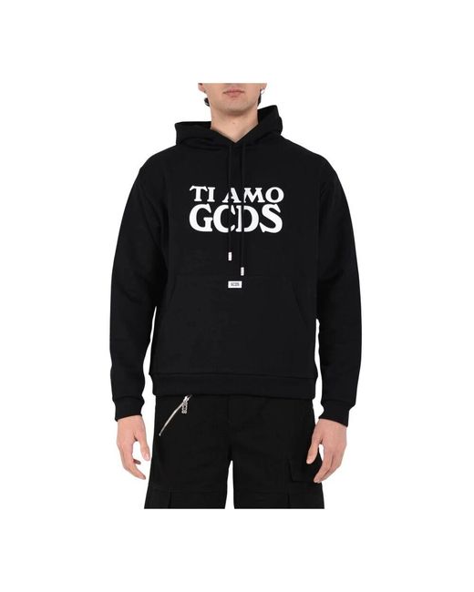 Gcds Kapuzenpullover Mit Kordelzug Und Tasche in Black für Herren