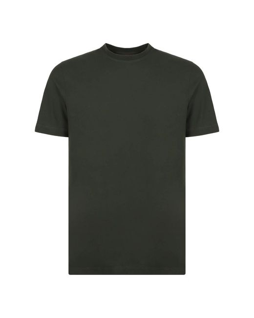 Slowear Tops ,Groen ,Katoen T-Shirt Met Ronde Hals Van Katoen in het Green voor heren