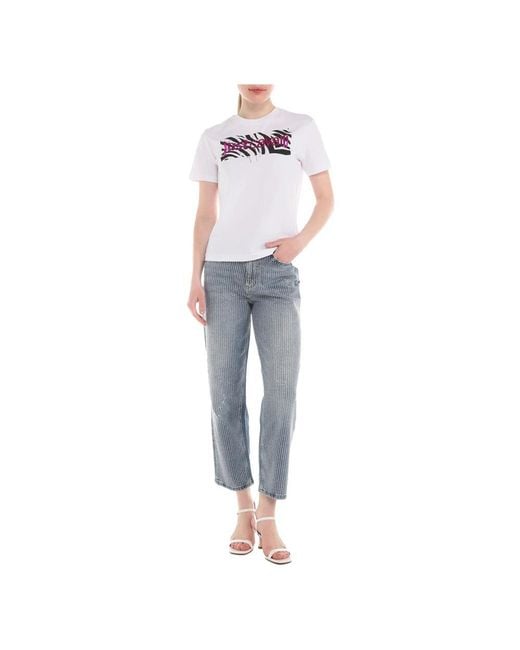Just Cavalli Blue Cropped Jeans