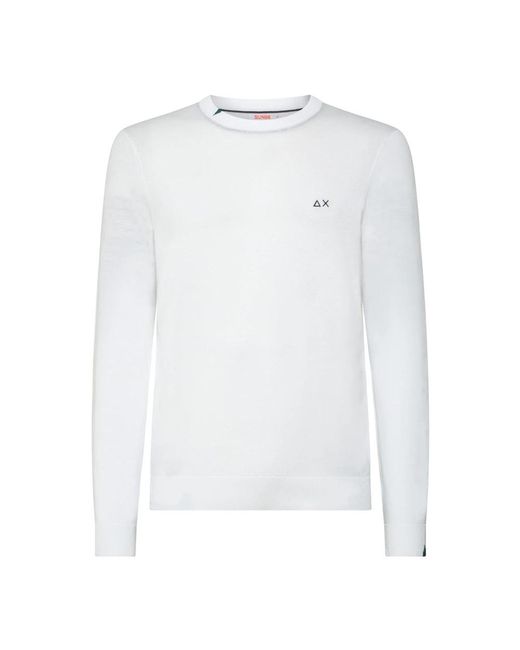 Sun 68 White Sweatshirts for men
