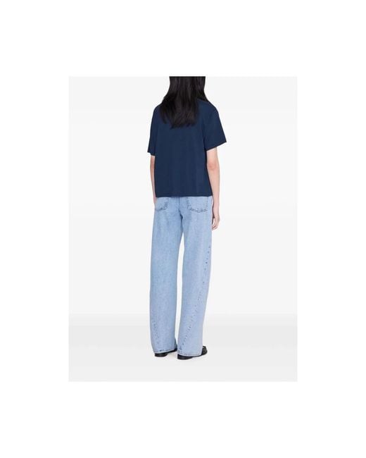 Anine Bing Blue T-Shirts
