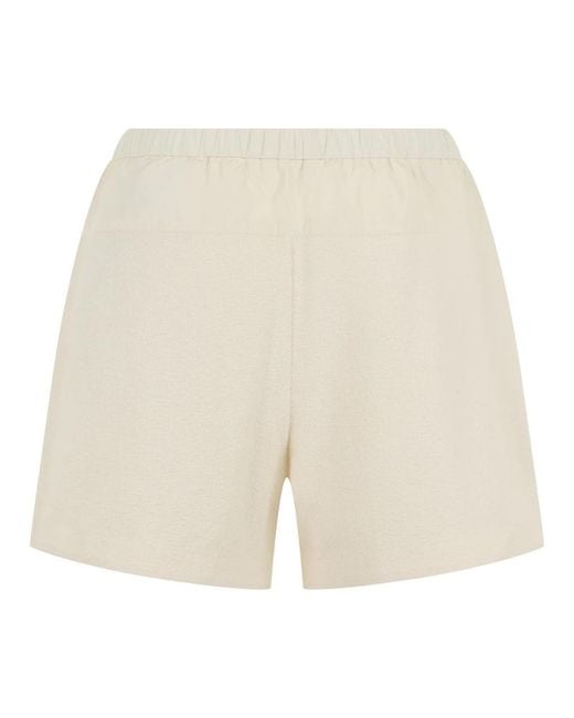 Moncler Natural Short Shorts