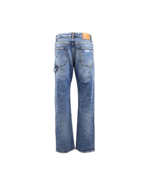 Heron Preston Blue Straight Fit Jeans for men