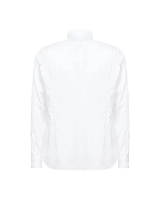 D4.0 White Formal Shirts for men
