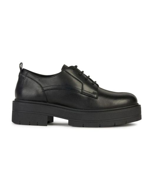 Geox Black Laced Shoes