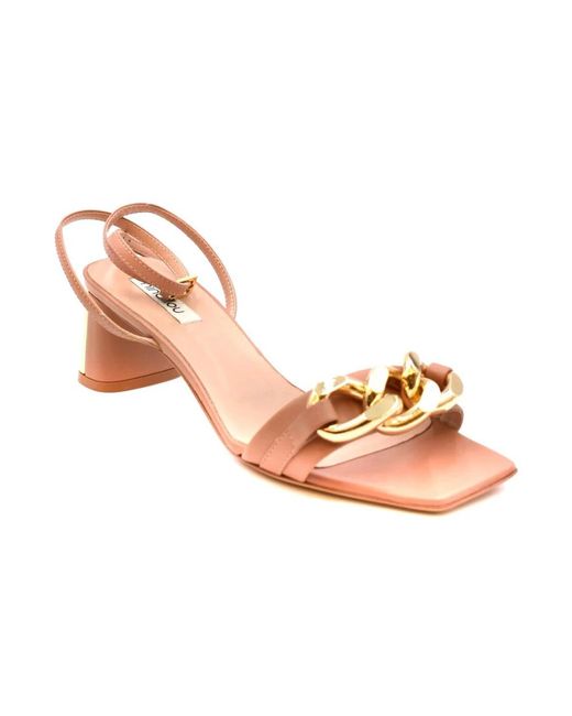 Ninalilou Pink High Heel Sandals