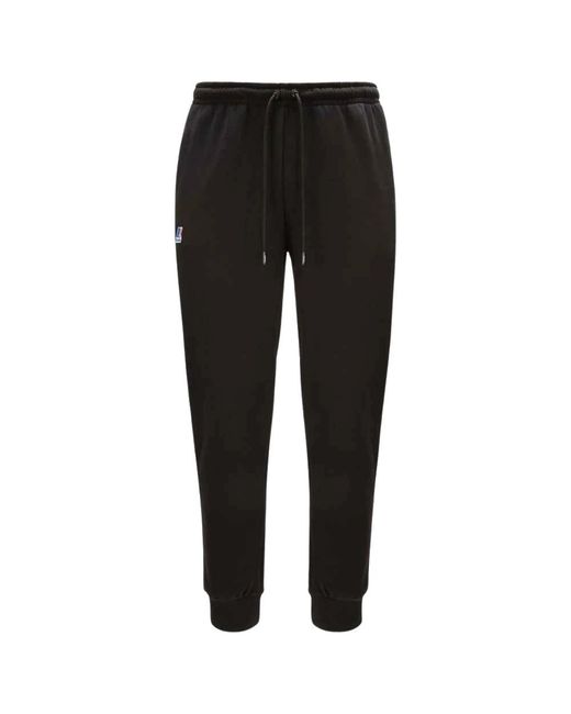 K-Way Black Sweatpants for men