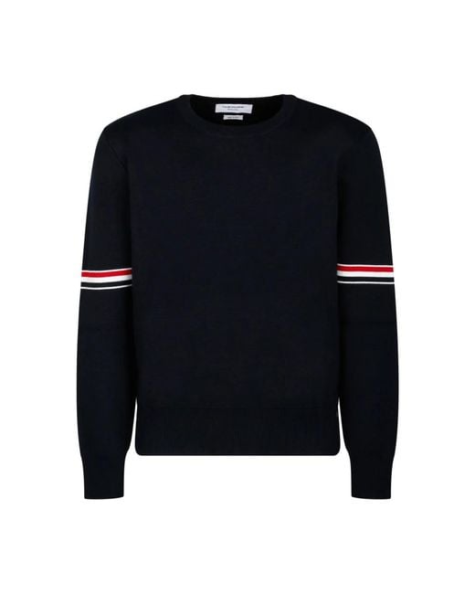 Thom Browne Blue Round-Neck Knitwear for men