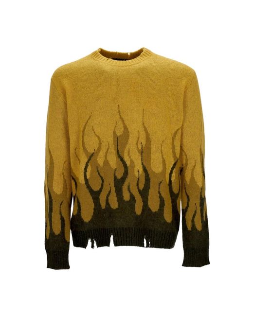 Vision Of Super Green Round-Neck Knitwear for men