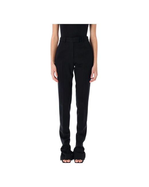 The Attico Black Wide Trousers