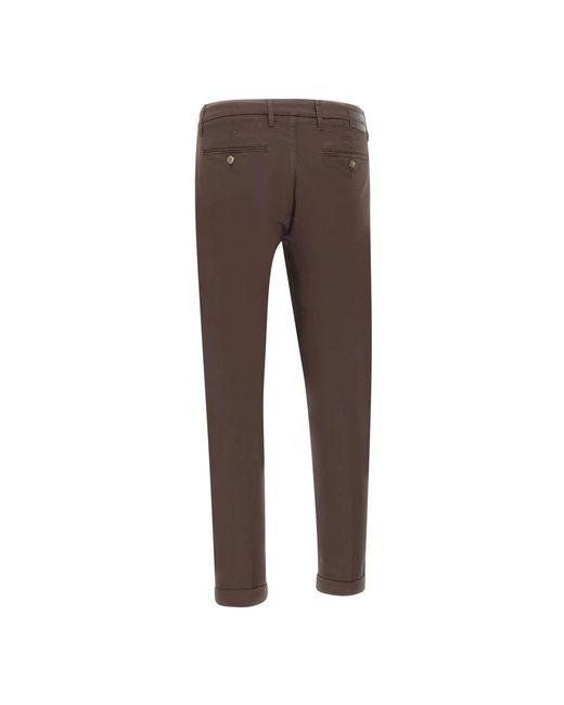 Re-hash Brown Slim-Fit Trousers for men