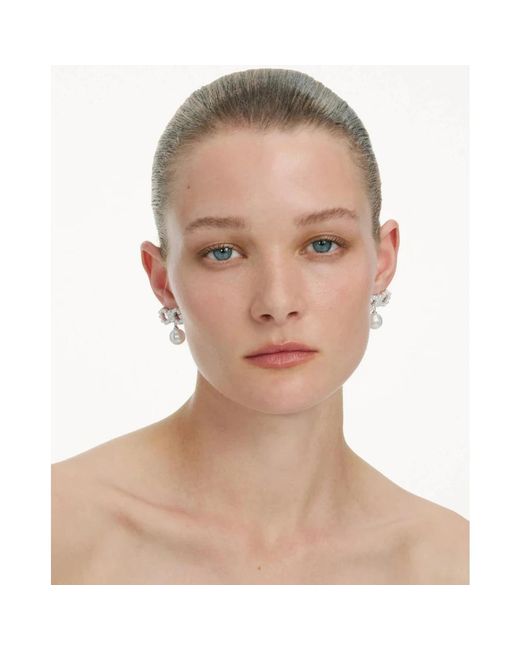 Self-Portrait Metallic Earrings