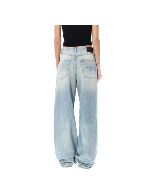 R13 Blue Loose-Fit Jeans
