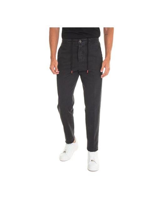 Kiton Jogginghose mit stahlknopfverschluss in Black für Herren