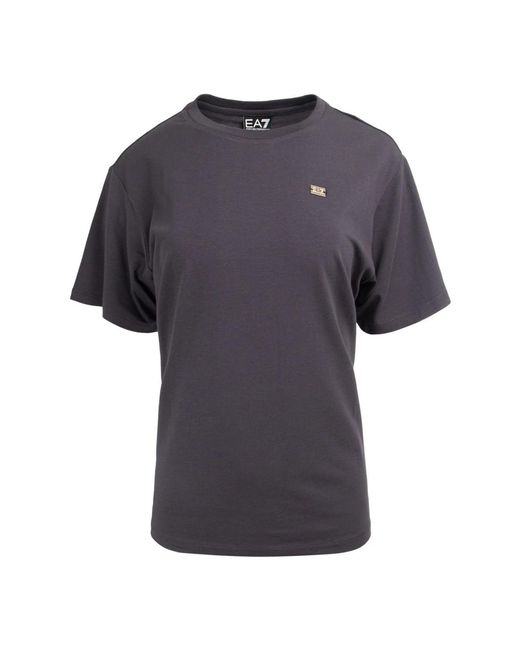 EA7 Tops ,Blauw T-Shirt Ea7 in het Gray