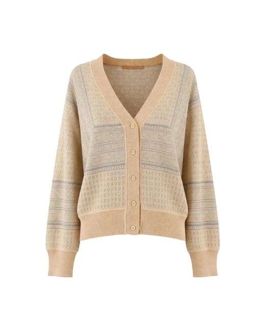 Cardigans Ermanno Scervino de color Natural