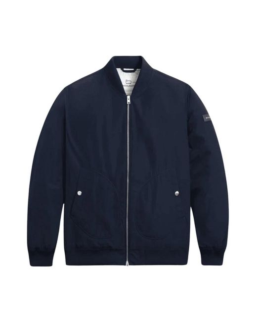 Woolrich Oak City Bomberjack in het Blue voor heren