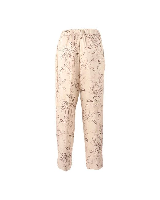 Peserico Natural Wide Trousers