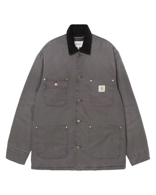 Carhartt Hamilton Graphite Chore Coat in Gray für Herren