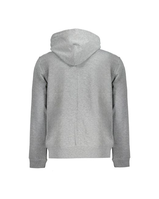 Calvin Klein Hoodies & Sweatvesten ,Grijs ,Polyester Sport Hoodie Grijs Lange Mouw Polyester in het Gray voor heren