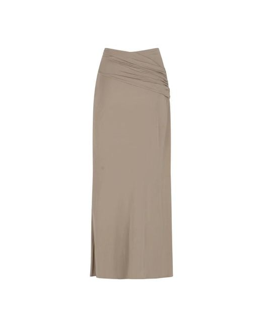 Christopher Esber Brown Maxi Skirts