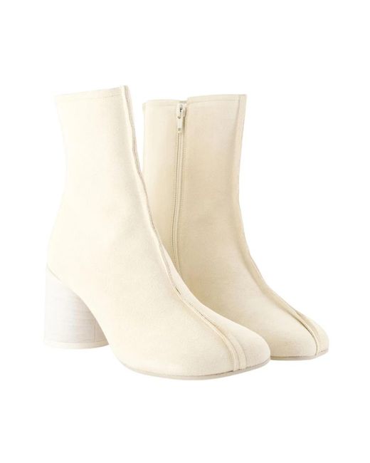 MM6 by Maison Margiela Natural Heeled Boots