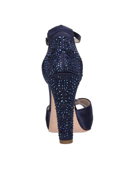 Lella Baldi Blue High Heel Sandals
