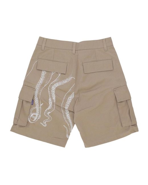 Octopus Gray Casual Shorts for men