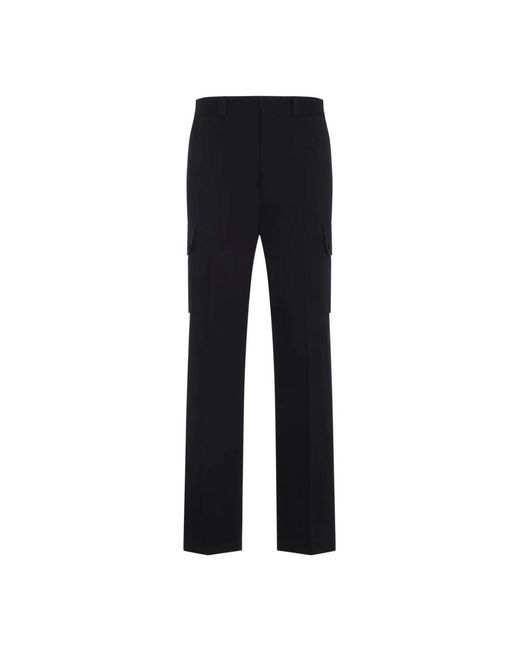 Straight Trousers Givenchy de hombre de color Black