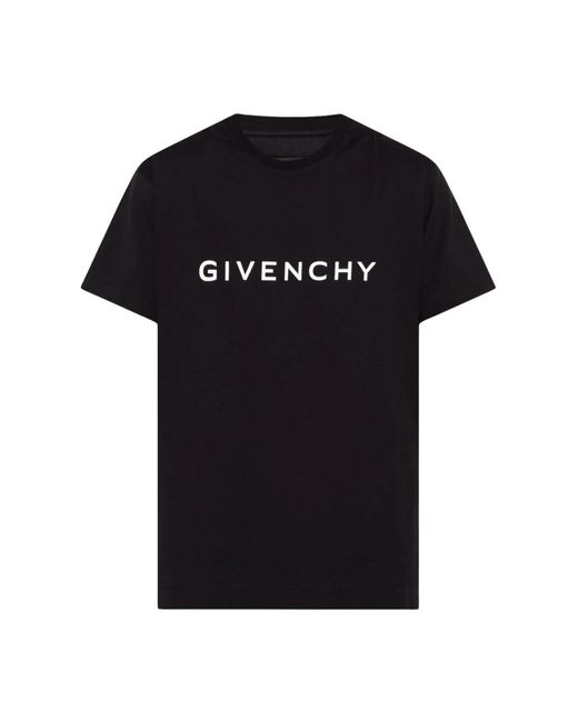 Givenchy T-shirt mit logo in Black für Herren