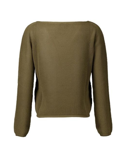 Round-Neck Knitwear no man's land de color Green