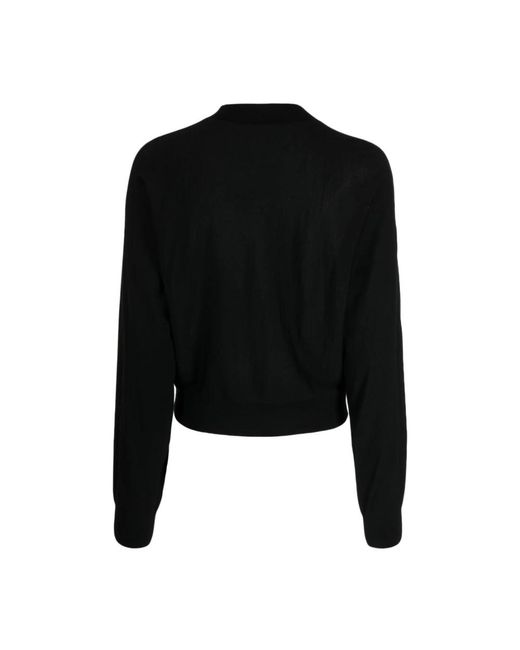 Theory Black Round-Neck Knitwear
