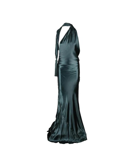 Bottega Veneta Green Gowns