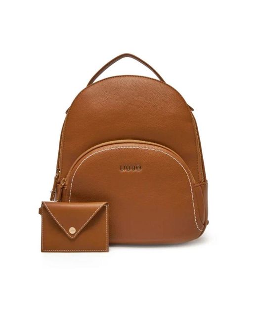 Liu Jo Brown Stylischer rucksack für männer