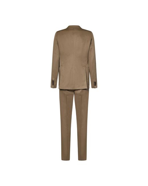 Emporio Armani Natural Single Breasted Suits for men