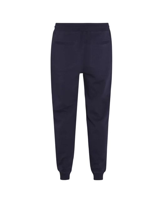 Brunello Cucinelli Blue Sweatpants for men
